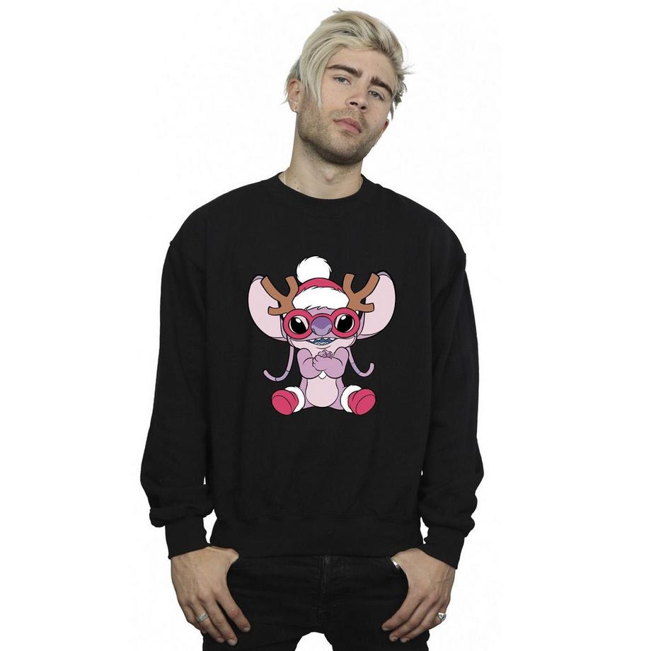 Disney Stitch Renna di Natale Felpa  