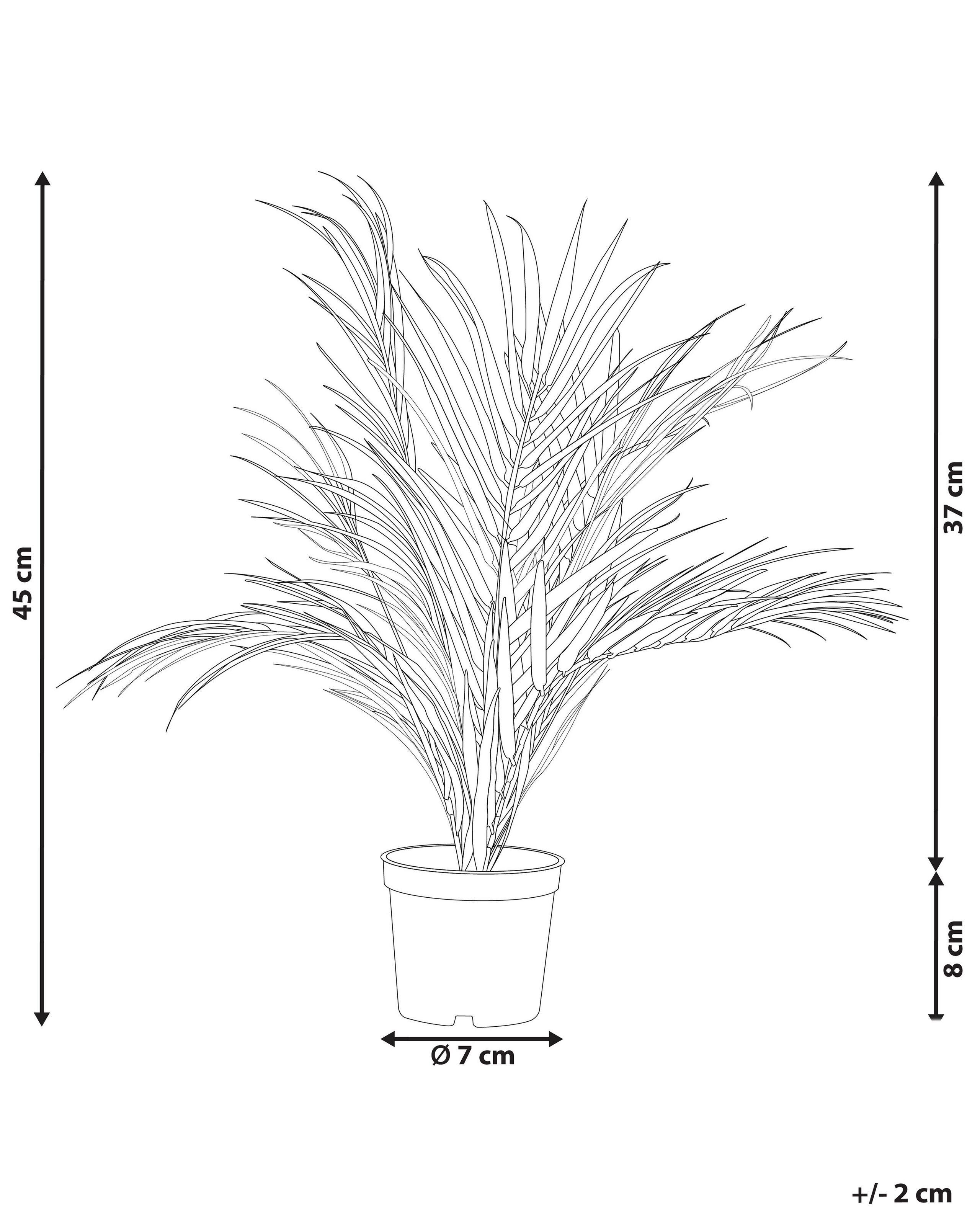 Beliani Plante artificielle en Matière synthétique ARECA PALM  