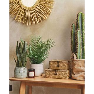 Beliani Pianta artificiale en Materiale sintetico ARECA PALM  