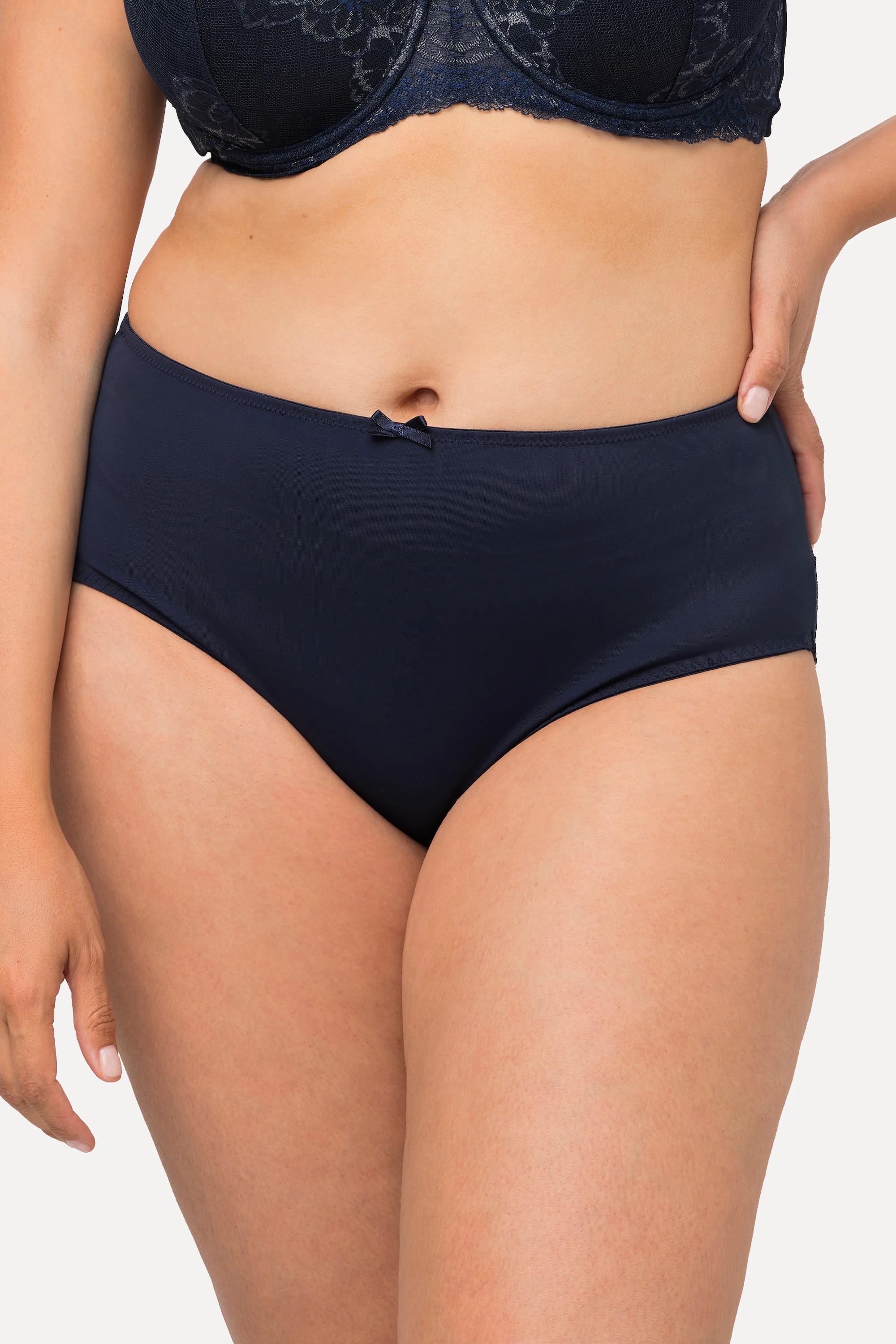 Ulla Popken Slip midi Inserto pizzo Microfibra  