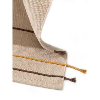 Benuta Tappeto di cotone Yasin Beige  