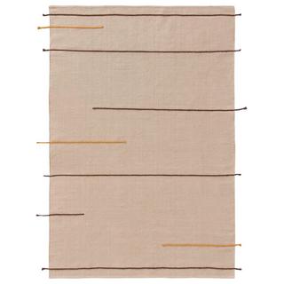 Benuta Tappeto di cotone Yasin Beige  