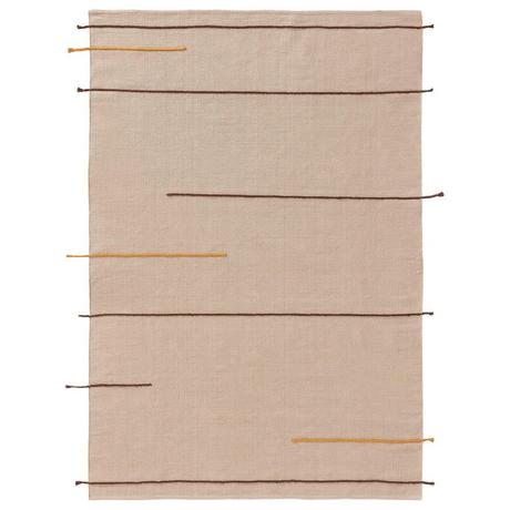 Benuta Tappeto di cotone Yasin Beige  