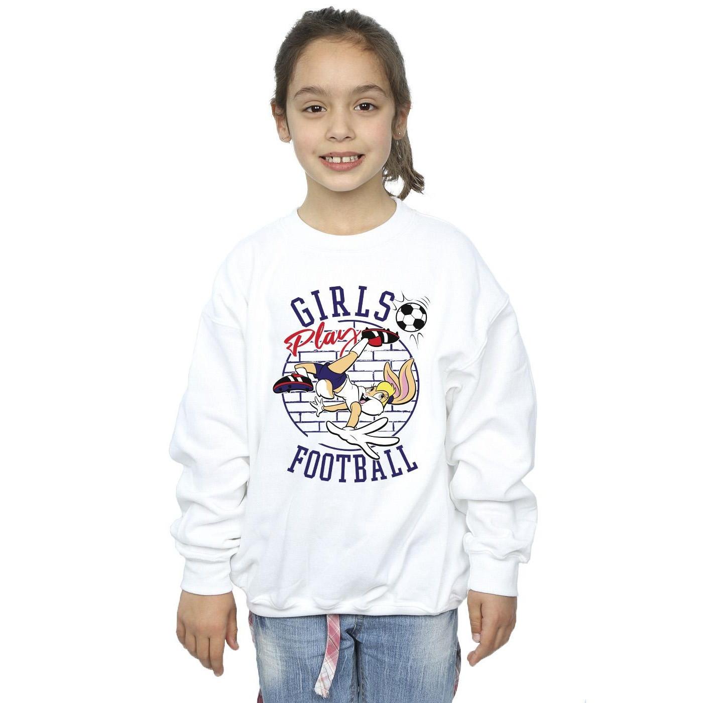 LOONEY TUNES  Girls Play Football Sweatshirt 