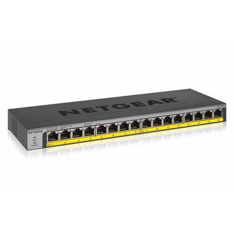 NETGEAR  Netgear PoE+ Switch GS116LP 16 Port 