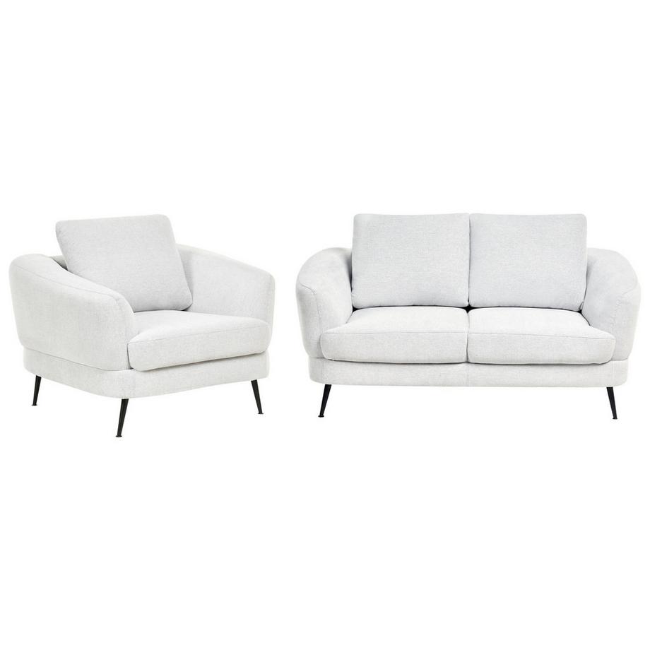 Beliani Ensemble de salon en Tissu Moderne KJAER  