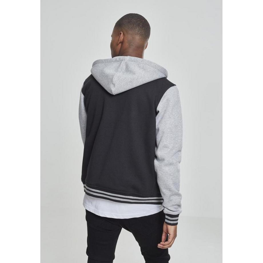 URBAN CLASSICS Classic 2-Tone Zip Sweatshirt à Capuche  