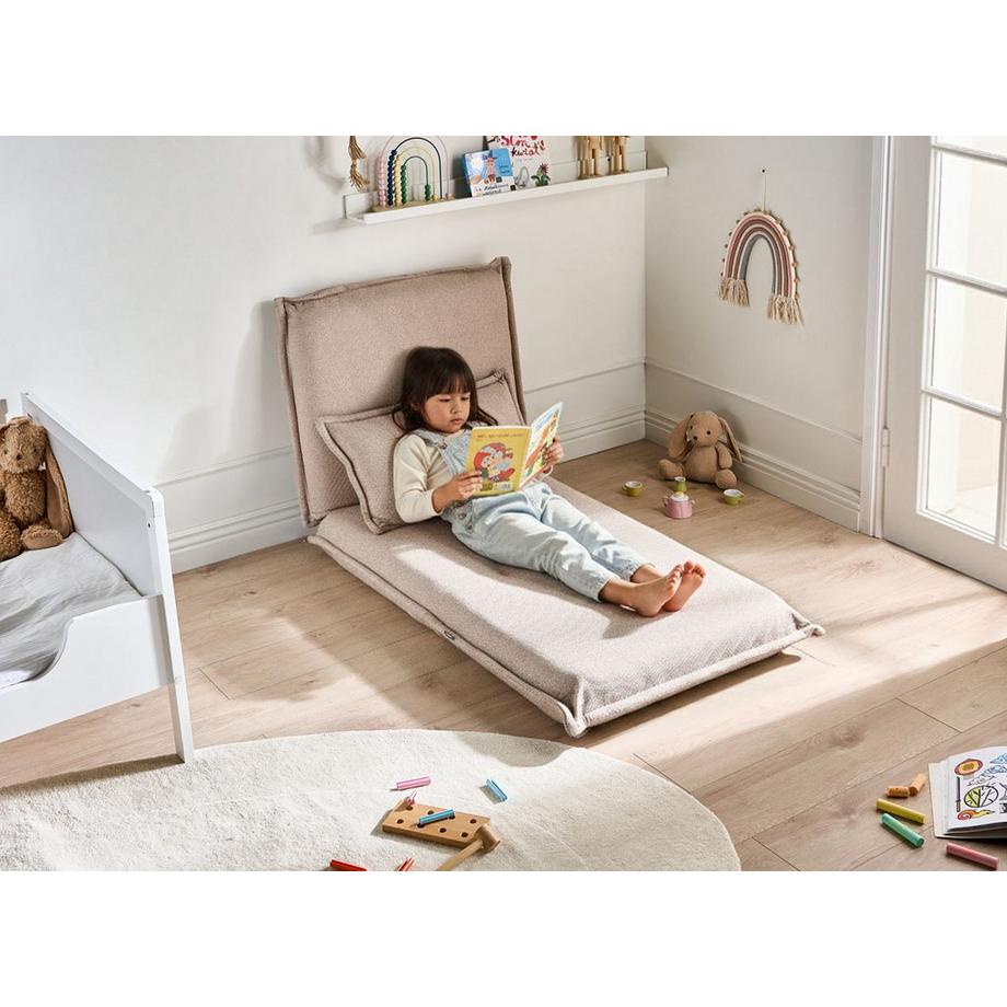 Beliani Canapé-lit pour enfants en Tissu Cottage DELLEN  