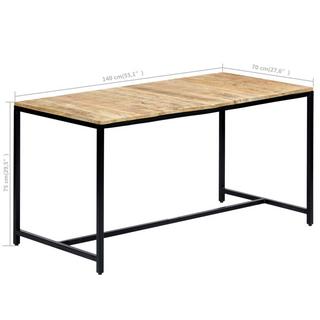 VidaXL Table à manger bois  