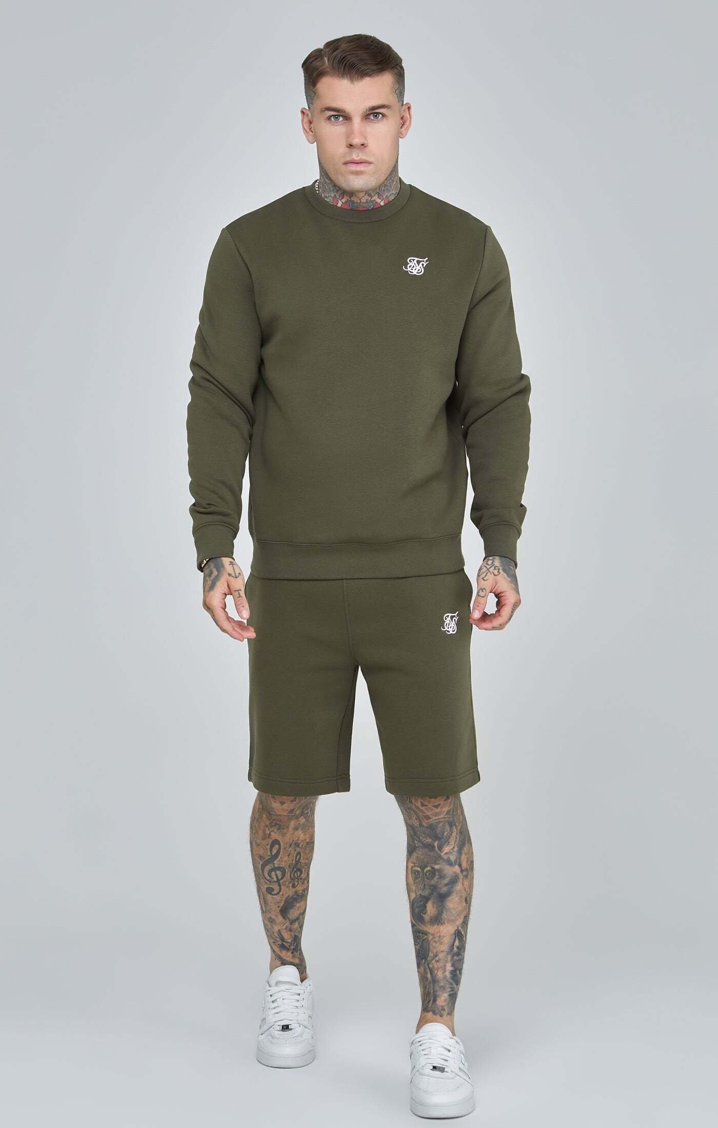 Sik Silk Essential Khaki Sweatshirt  