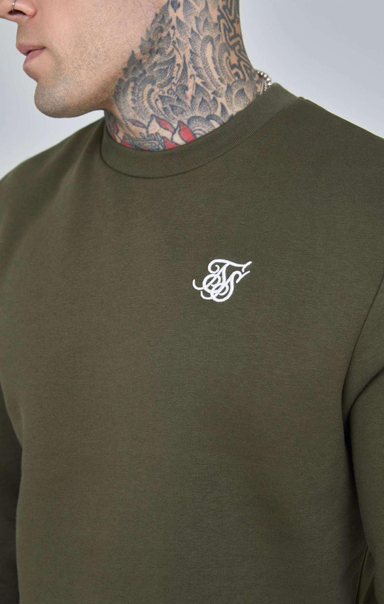 Sik Silk Essential Khaki Sweatshirt  
