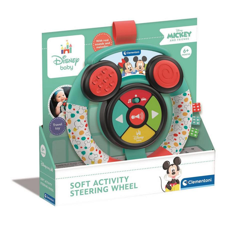 Clementoni  Baby Weiches Aktivitätslenkrad Mickey Mouse 