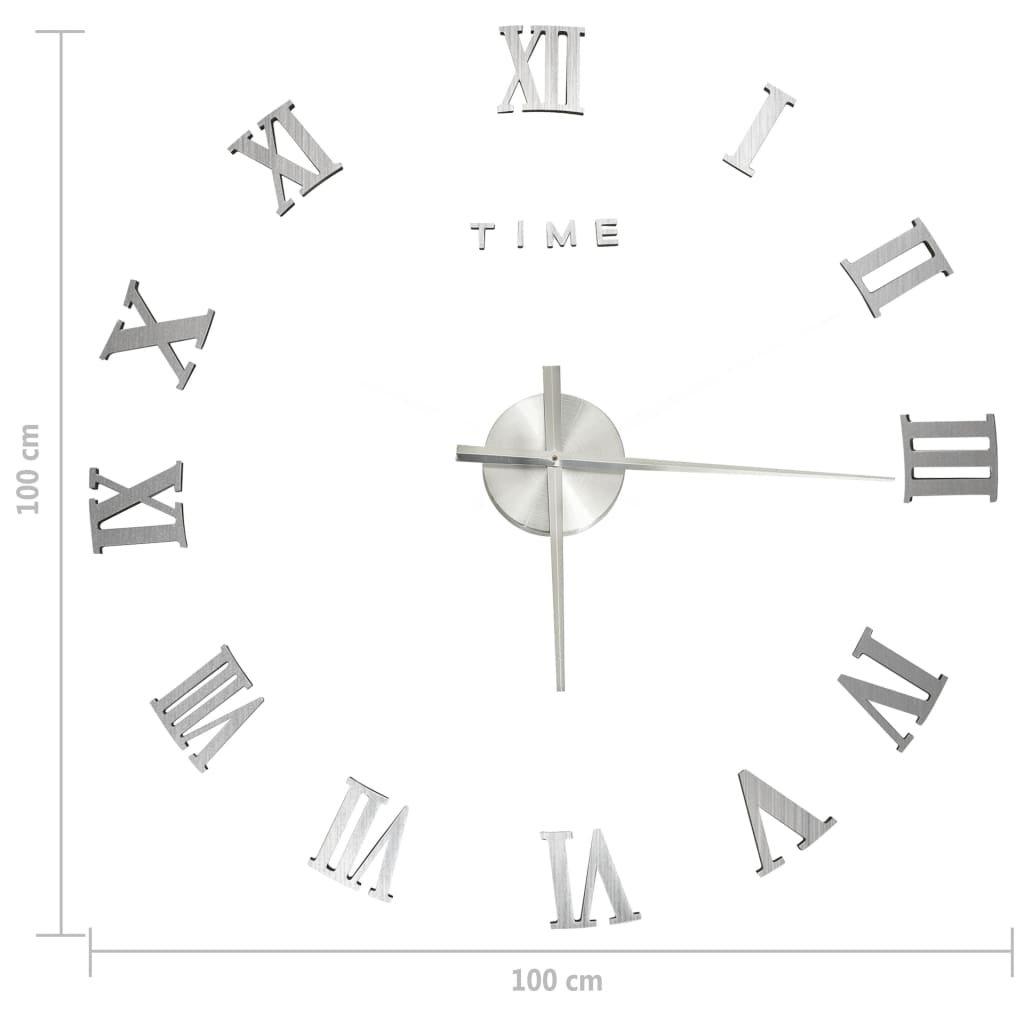 VidaXL Horloge murale 3d acrylique  
