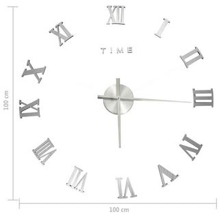 VidaXL Horloge murale 3d acrylique  