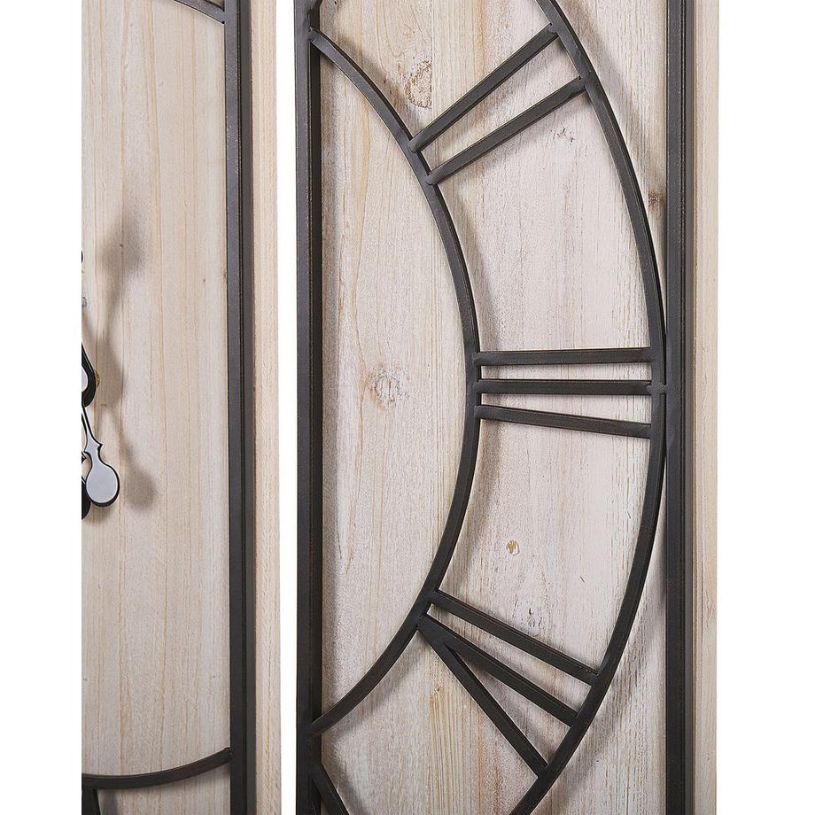 Beliani Orologio da parete en Legno di abete Rustico COATLAN  