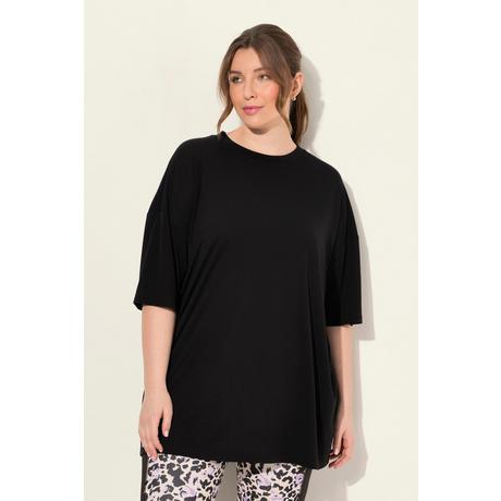 Ulla Popken  T-shirt oversize antibactérien, col rond et manches courtes 