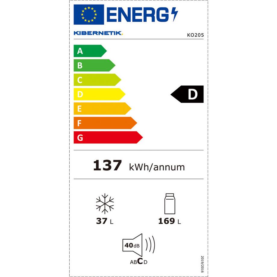 Kibernetik Kühl-Gefrier-Kombination FSP 205 Liter  ( D )  