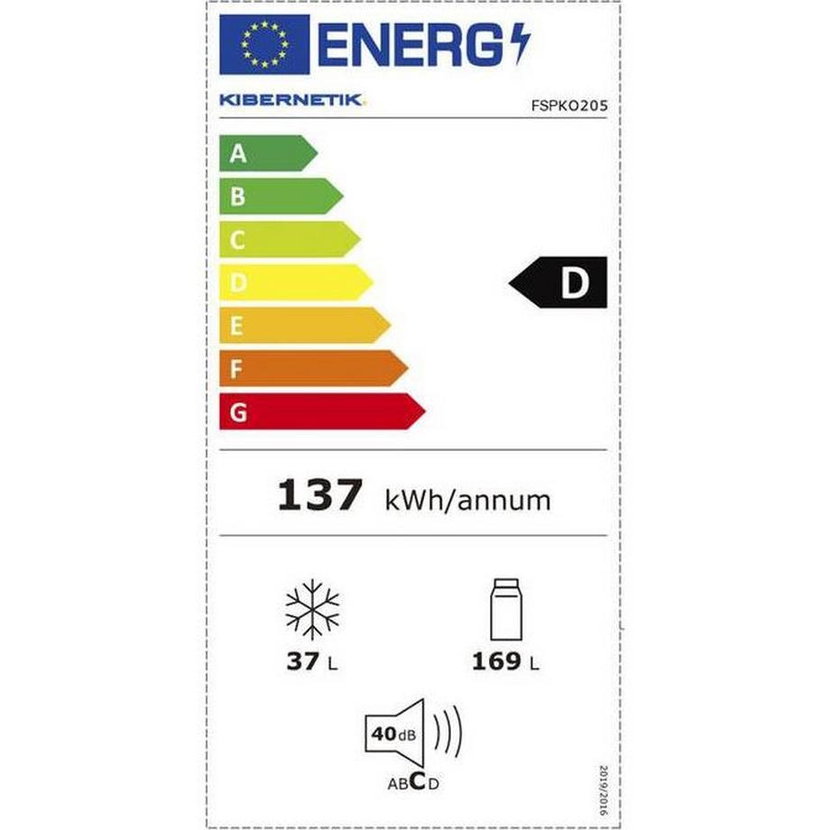 Kibernetik Kühl-Gefrier-Kombination FSP 205 Liter  ( D )  