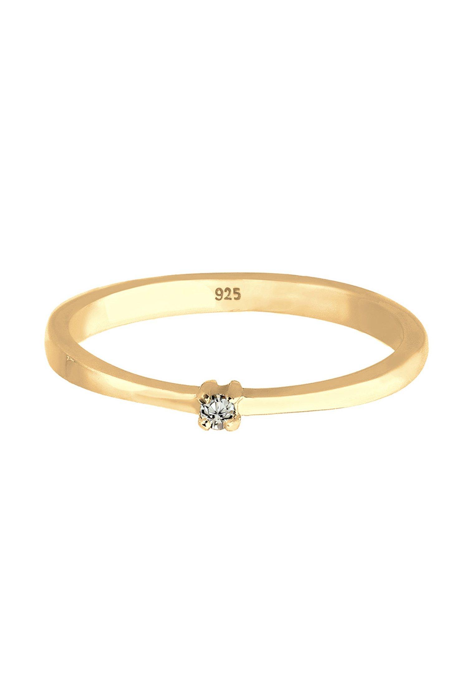 Elli  Bague Solitaire Classique Cristal 