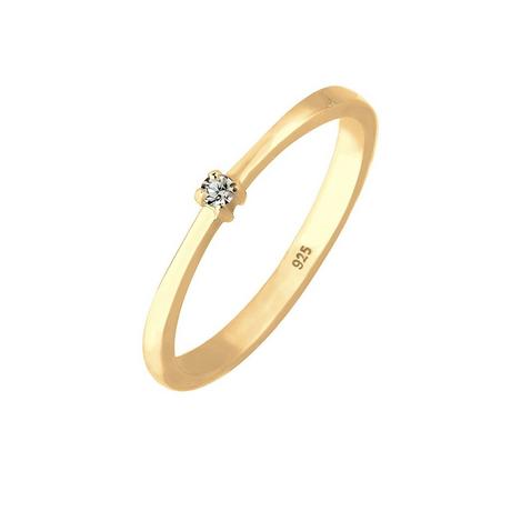 Elli  Bague Solitaire Classique Cristal 