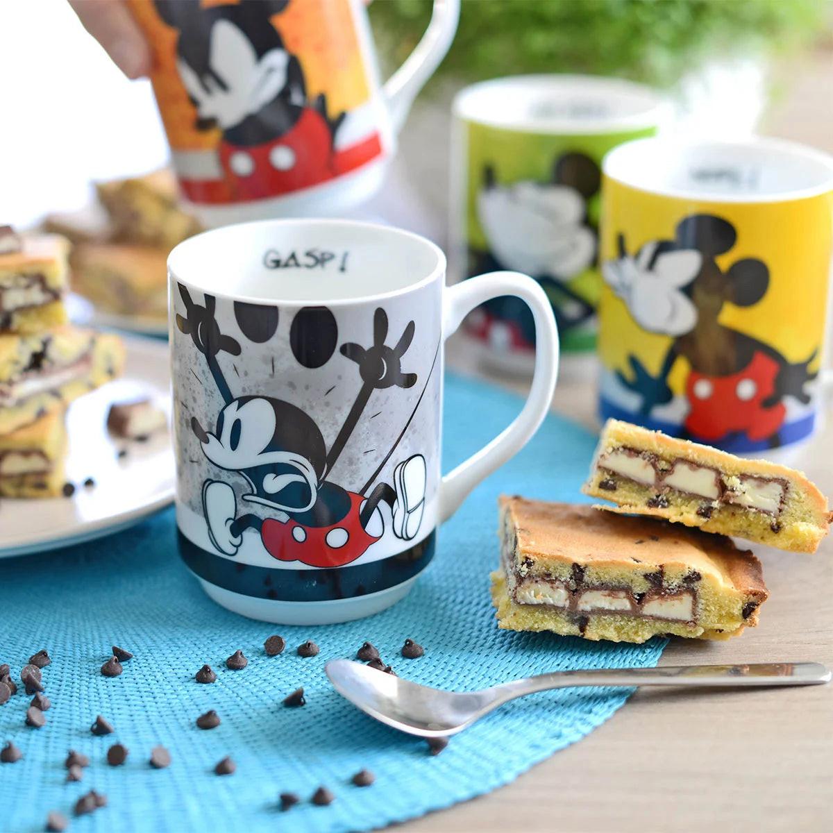 Egan Disney / Mickey Mouse (4 x 350 ml) - Set de tasses avec support  