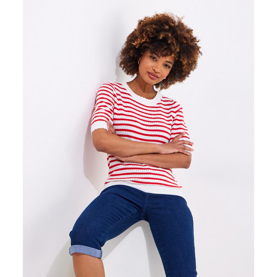 Joe Browns T-Shirt Maglia a Righe  