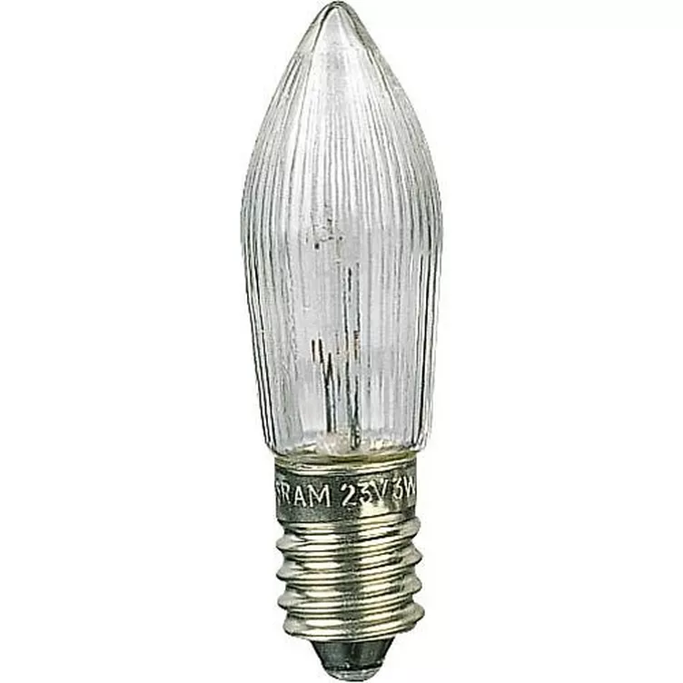 EGB Ersatzlämpchen Topkerzen 8V/3W E10 klar voll geriffelt 3St.online kaufen MANOR