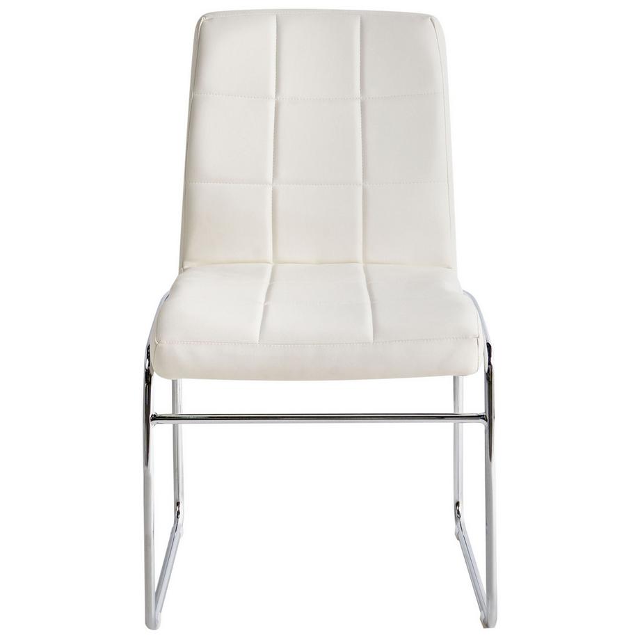 Beliani Esszimmerstuhl 2er Set aus Kunstleder Retro KIRON  