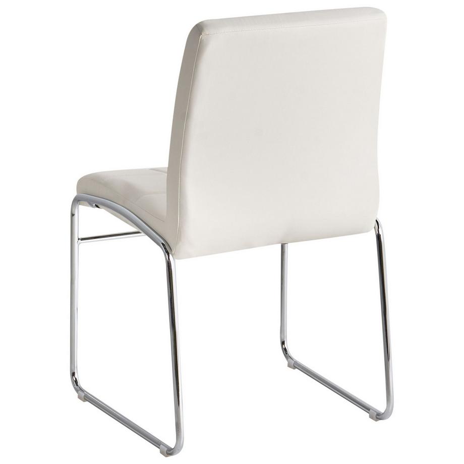 Beliani Esszimmerstuhl 2er Set aus Kunstleder Retro KIRON  