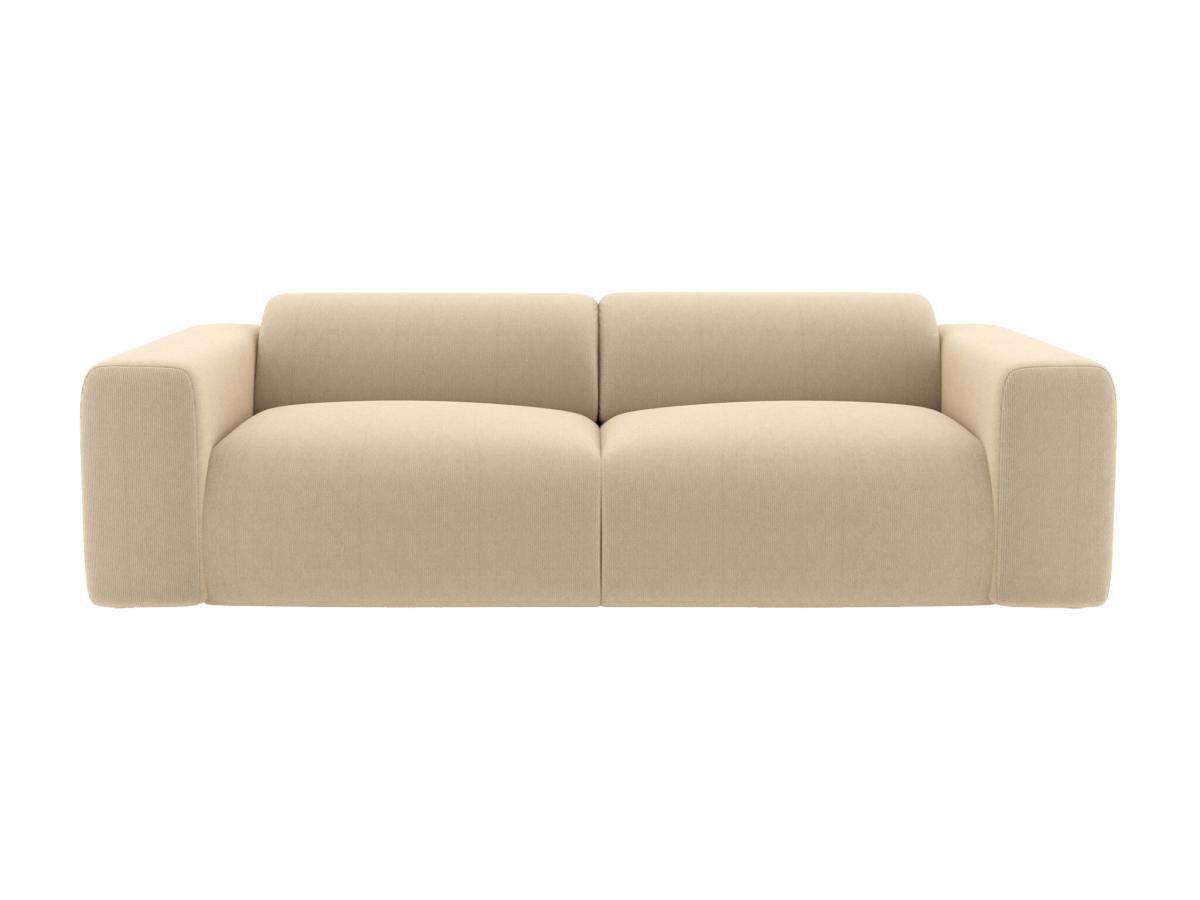Maison Céphy Sofa 3-Sitzer - Strukturstoff - Beige - POGNI von Maison Céphy  