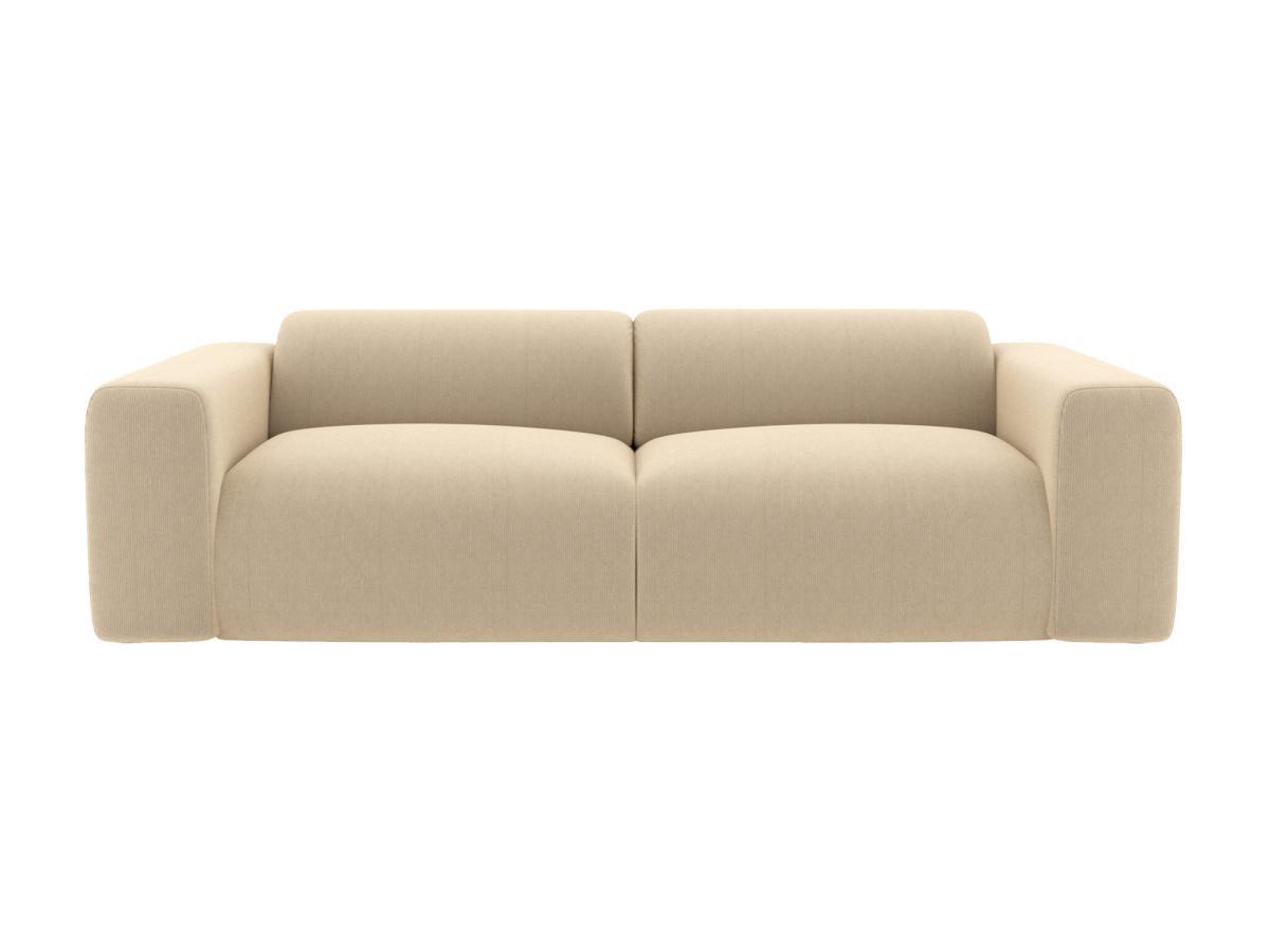 Maison Céphy Sofa 3-Sitzer - Strukturstoff - Beige - POGNI von Maison Céphy  