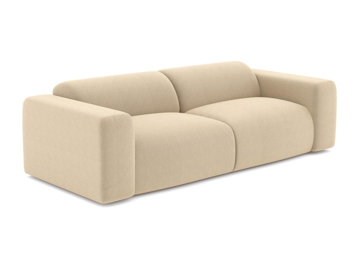 Maison Céphy Sofa 3-Sitzer - Strukturstoff - Beige - POGNI von Maison Céphy  