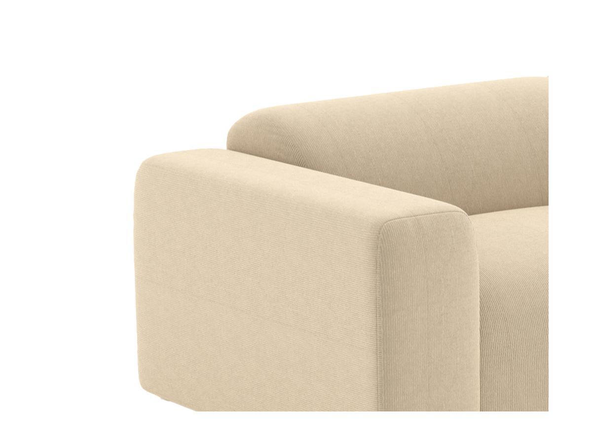 Maison Céphy Sofa 3-Sitzer - Strukturstoff - Beige - POGNI von Maison Céphy  