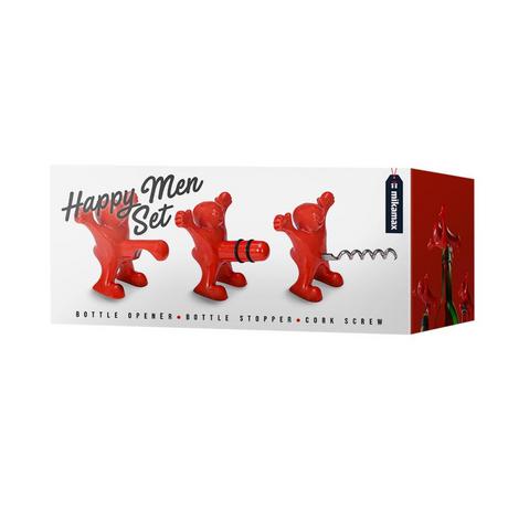 Mikamax Apribottiglie e vino - Happy Men  