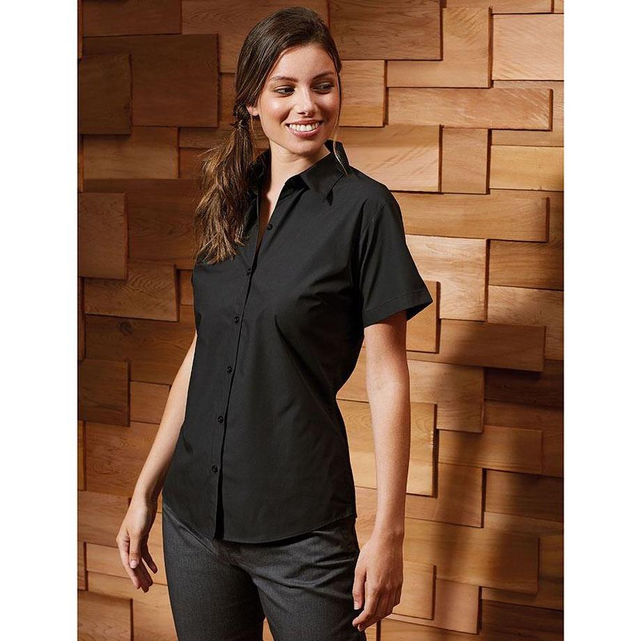 PREMIER Camicia da lavoro in popeline a maniche corte  