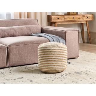 Beliani Pouf en Jute Boho RESAFA  