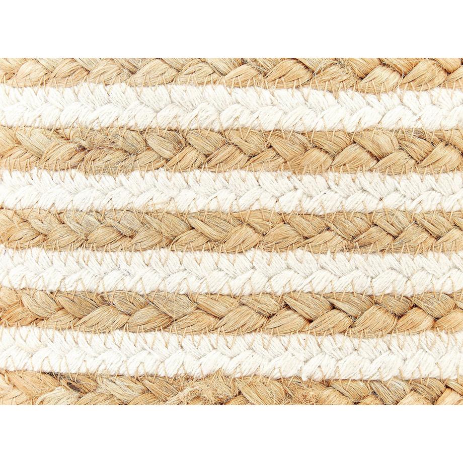 Beliani Pouf en Jute Boho RESAFA  