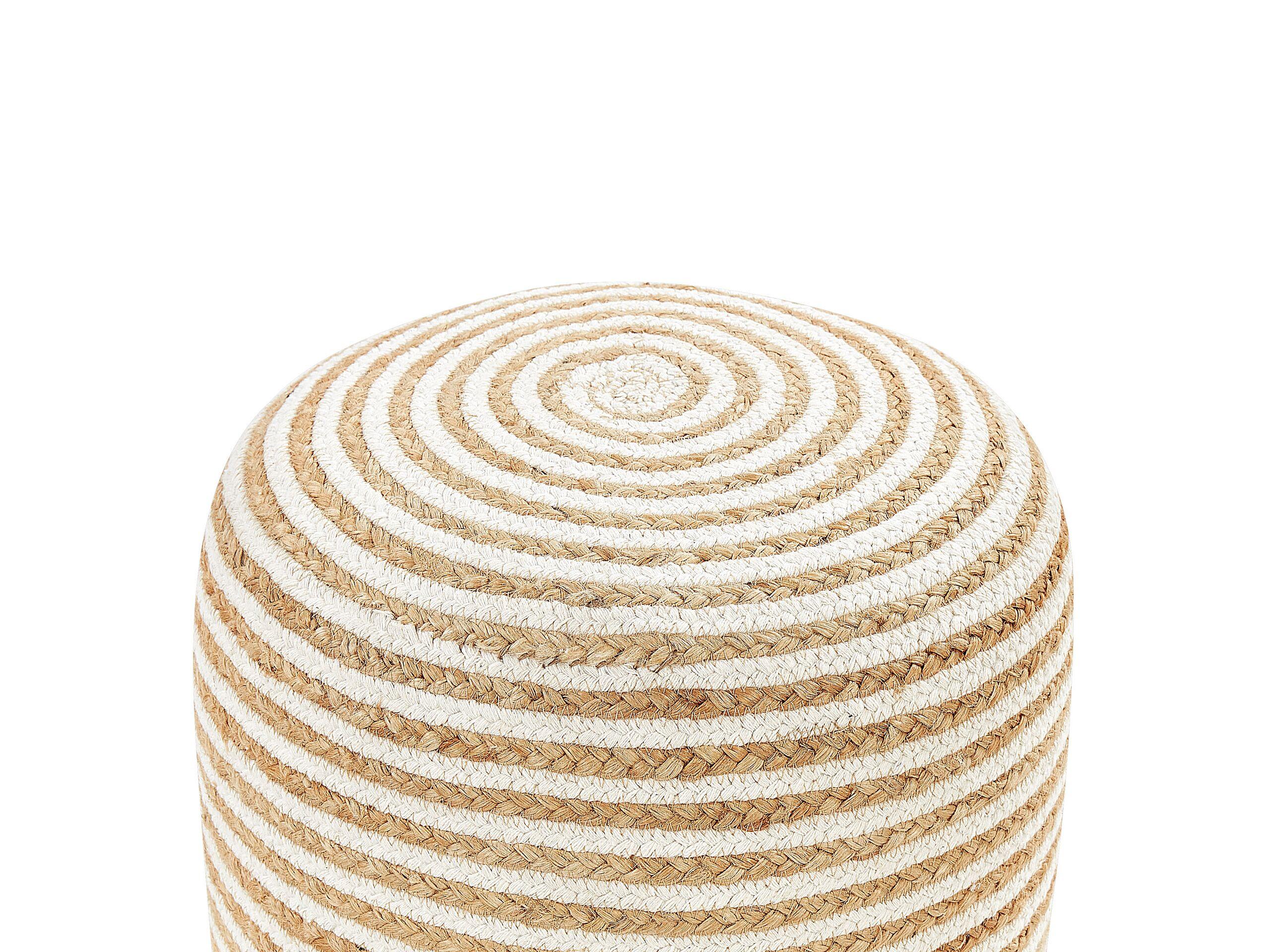 Beliani Pouf en Jute Boho RESAFA  