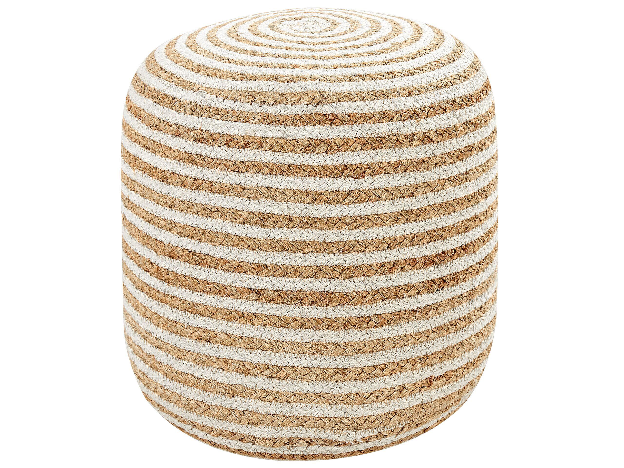 Beliani Pouf en Jute Boho RESAFA  