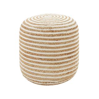 Beliani Pouf en Jute Boho RESAFA  