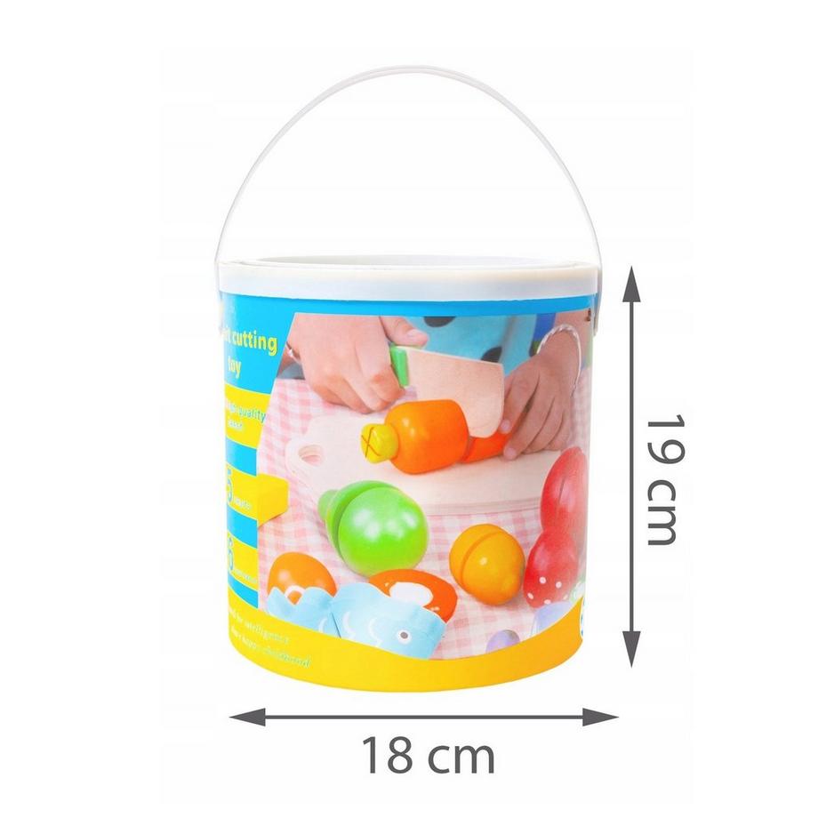 Gameloot  Giocattoli in legno - frutta e verdura - 14 parti 