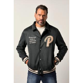 JP1880 Blusotto in Velluto con Ricamo sul Petto e Orli Colorati  