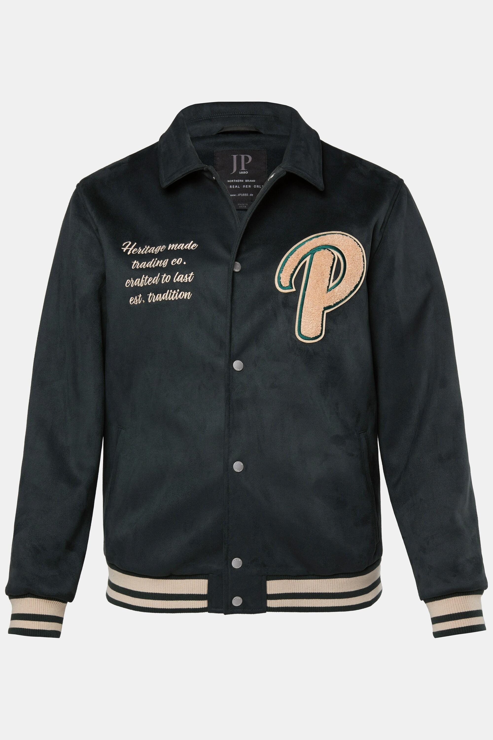 JP1880 Blusotto in Velluto con Ricamo sul Petto e Orli Colorati  