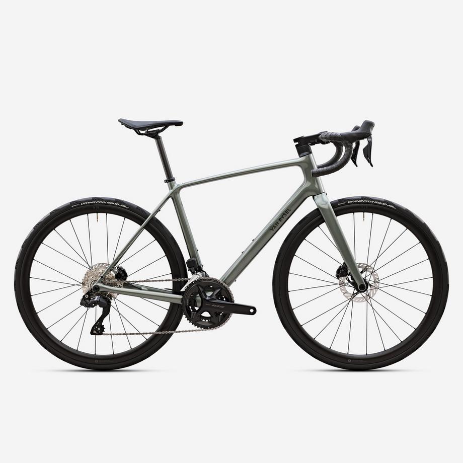 VAN RYSEL  Bici da corsa endurance Shimano 105 Di2 Telaio in carbonio 