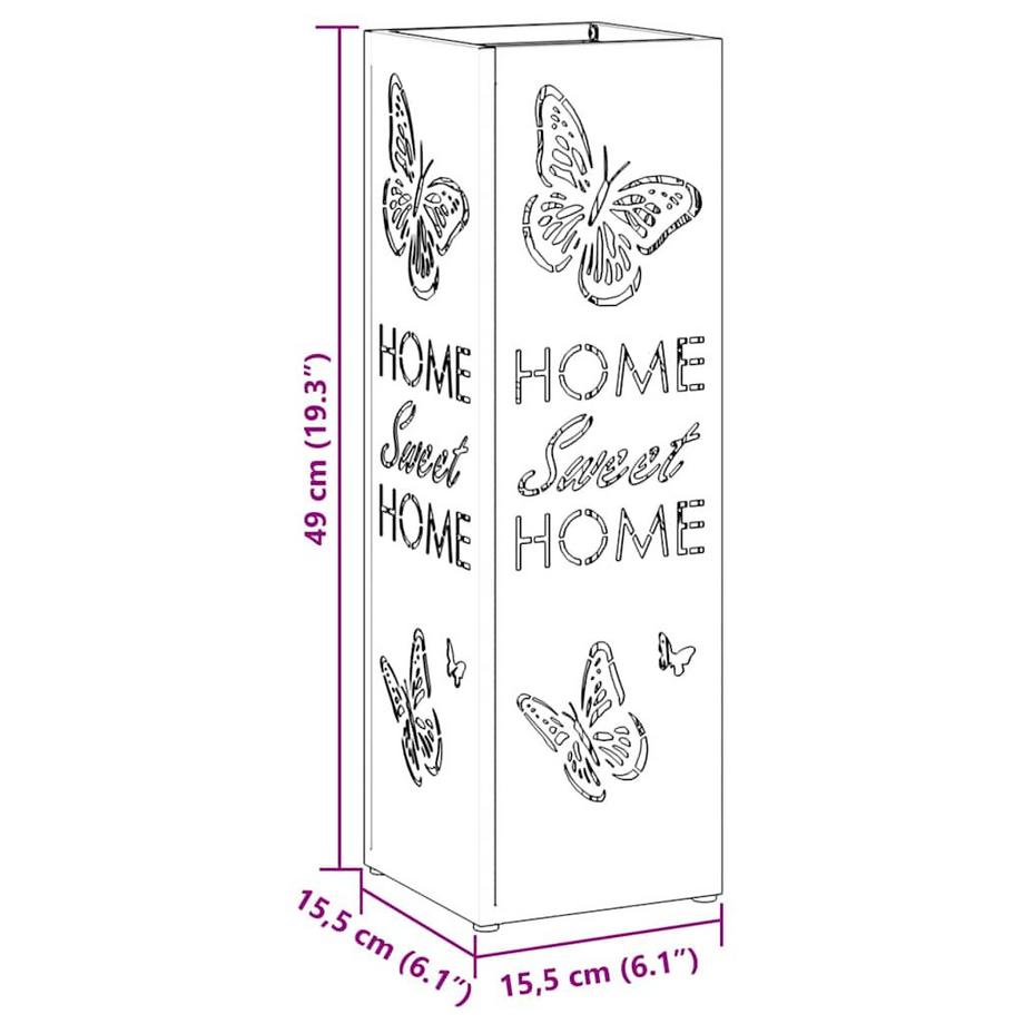 VidaXL Sonnenschirmhalter stahl  