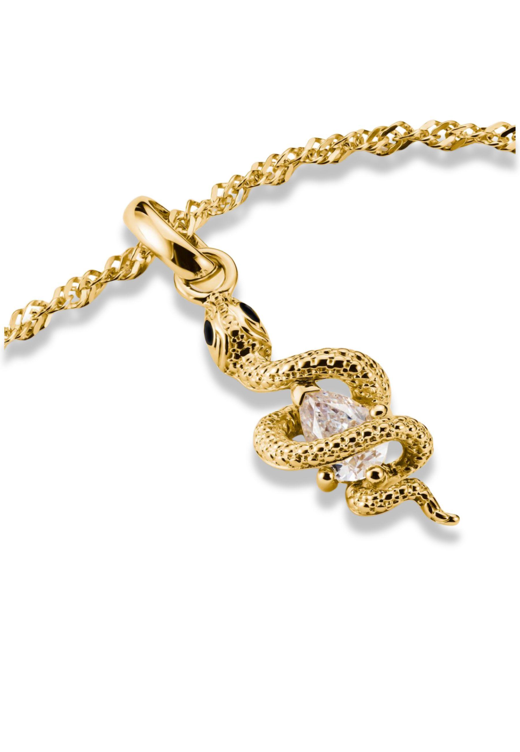 Thomas Sabo  Charm-Anhänger Schlange mit Stein Connect Veret 