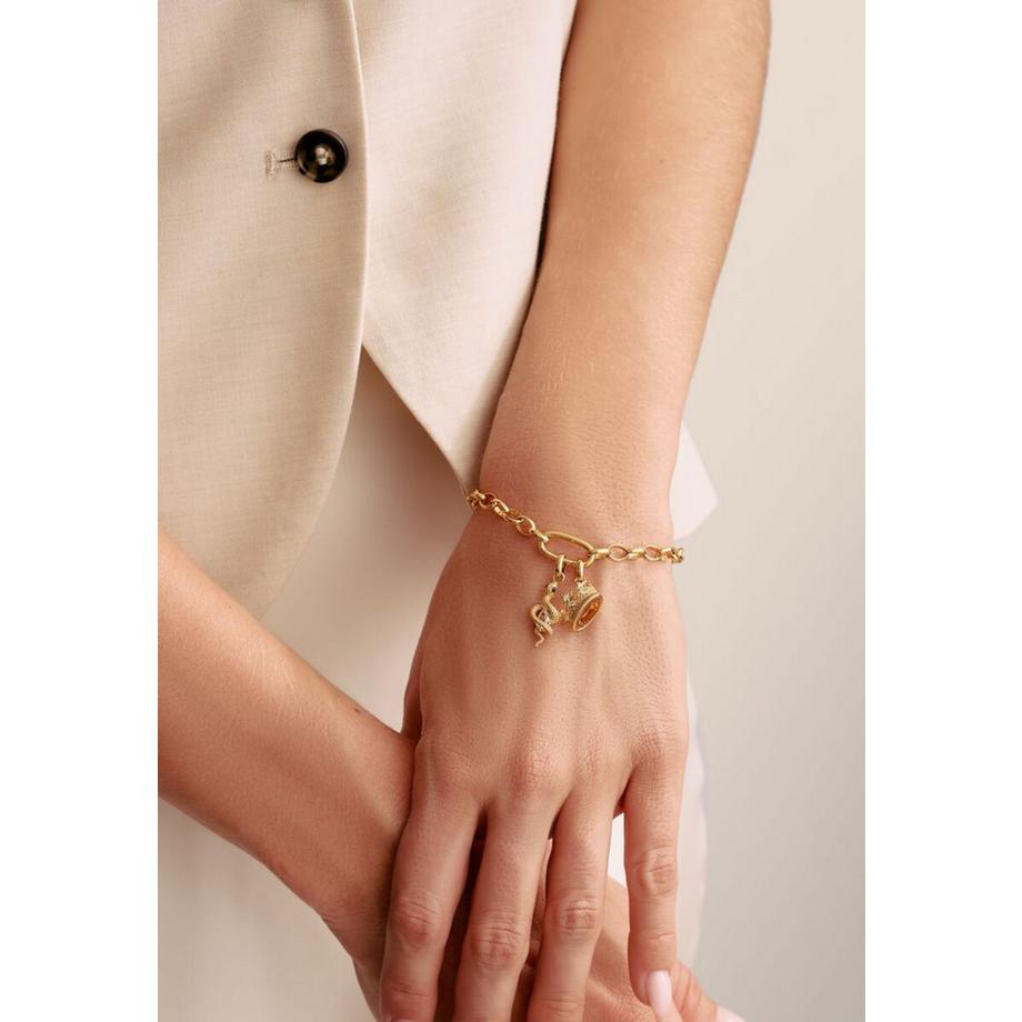 Thomas Sabo  CharmAnhänger Schlange mit Stein Connect Veret 