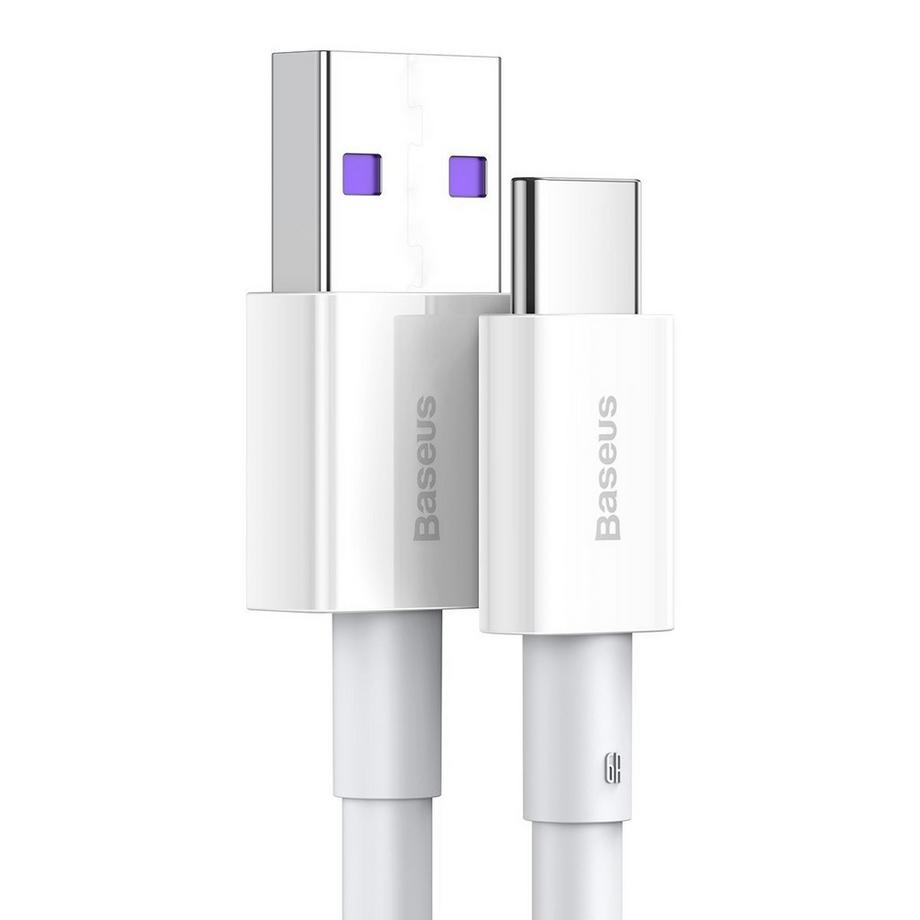 Baseus  Baseus 2m USB-A zu USB-C Kabel Weiss 