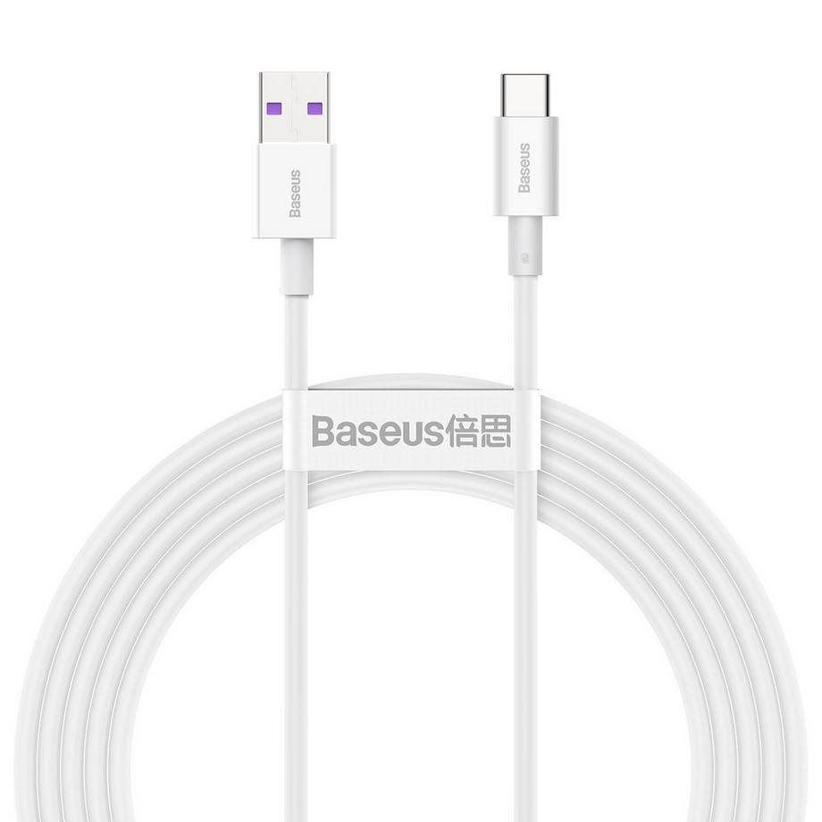 Baseus  Baseus 2m USB-A zu USB-C Kabel Weiss 