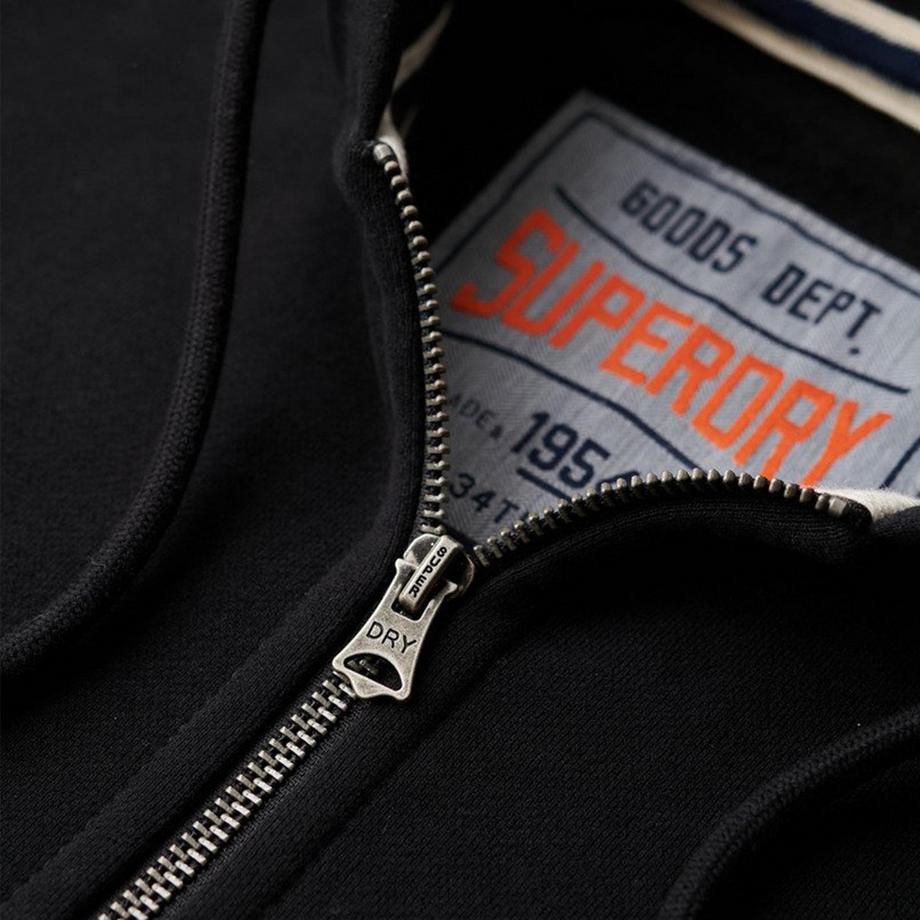 Superdry Essential Logo Zip Hoodie Coupe Ajustée  